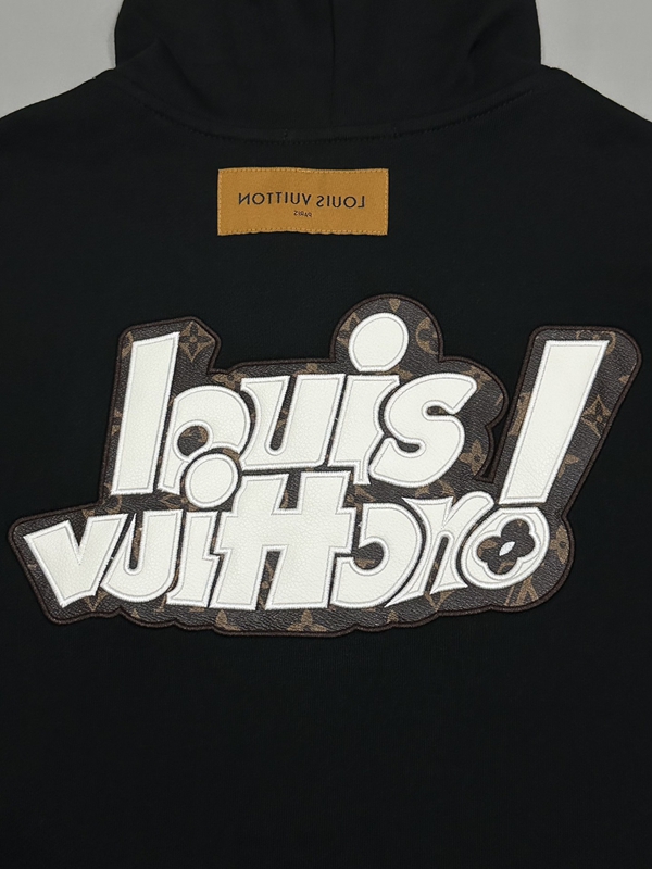 ブランドパーカー素材ディテール